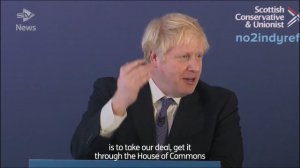Boris Johnson on cost of Brexit