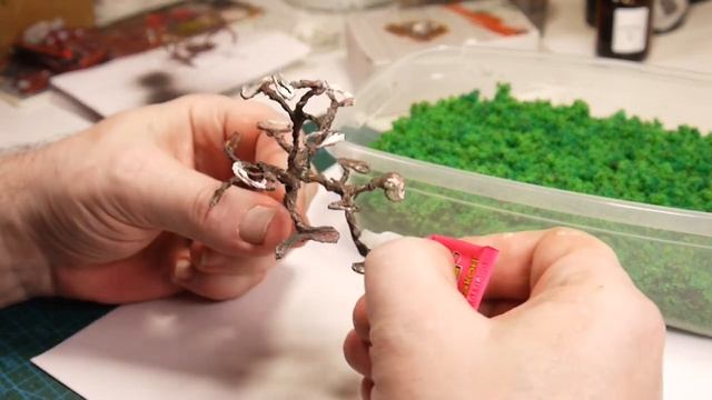 Как сделать быстро дерево для диорамы . смотреть онлайн