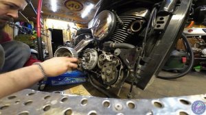 ЗАМЕНА СЦЕПЛЕНИЯ KAWASAKI VULCAN