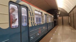 Поезд Номерной 81-717/714 (брендовый) на станции Фонвизинская (10) ЛДЛ