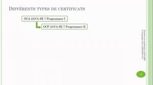 Système de certification JAVA/JEE chez Oracle