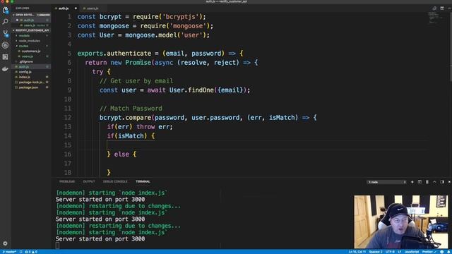 Node.js Rest API With Restify, Mongoose, JWT - Part 2