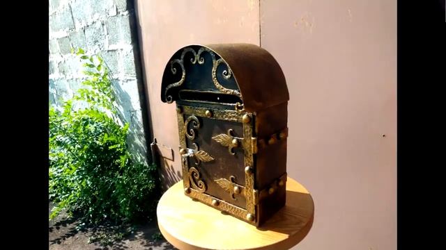 Красивый кованый почтовый ящик из металла элементы ковки дизайн образец фото видео смотреть онлайн