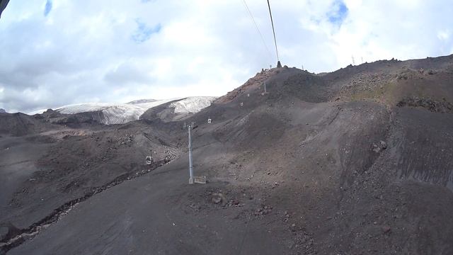 Подъем на Эльбрус по канатной дороге (август 2017 год) смотреть онлайн