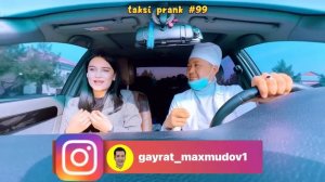 Taksida Prank#99-Soni😀 Shifokor obrazidaman🚑🌡️💉🧪