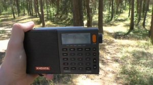 Антенна Tecsun AN-100, тест из леса.