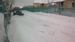УАЗ Патриот - отвал для снега. 17 декабря 2021 г.