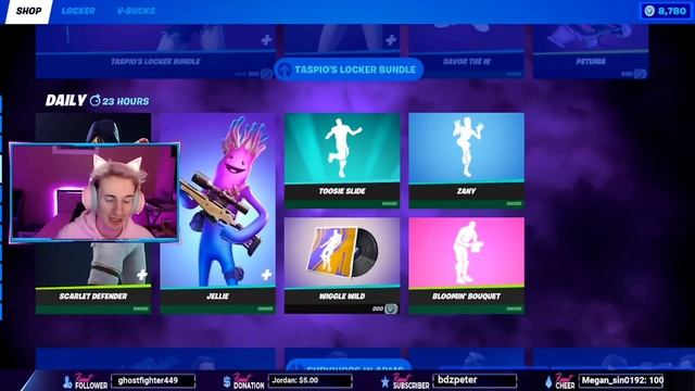 STREAMERS REACT TO OG SKULL TROOPER & "Taspio Locker Bundle" IN THE FORTNITE ITEM SHOP! смотреть онлайн