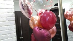 Коробка сюрприз с гелиевыми шарами КАК СДЕЛАТЬ. Подарок с воздушными шарами