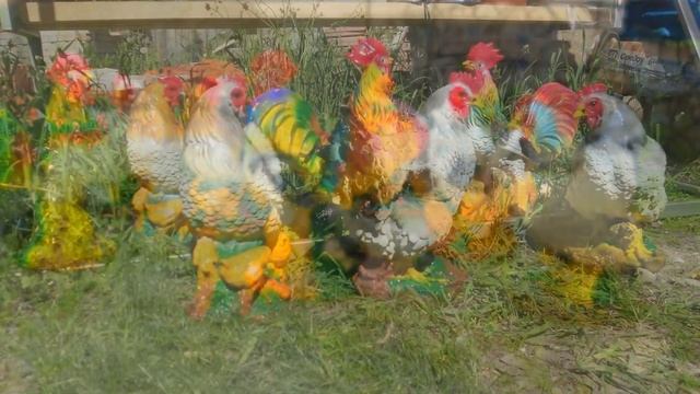 Курица Садовые фигуры животных купить для ландшафтного дизайна для сада дачного участка дома котедж смотреть онлайн