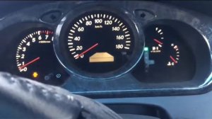 Toyota Kluger V запуск в мороз -30