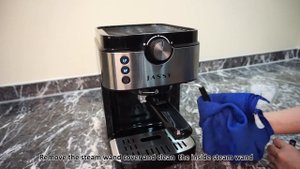 JASSY JS-101 How to clean the espresso machine - Daily cleaning