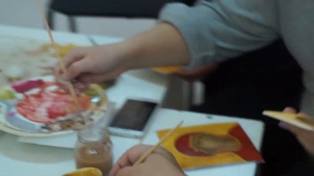 17 23 ОТКРЫТЫЙ УРОК ИКОНОПИСИ Вера Афонская Андрей Мясоедов О7 1О 2О17 выставка ПУТЬ К ОБРАЗУ музей смотреть онлайн