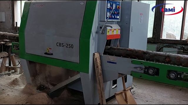 Бревнопильные станки EcoWood CBS. Идеальная распиловка бревен на необрезную доску. Эковуд CBS