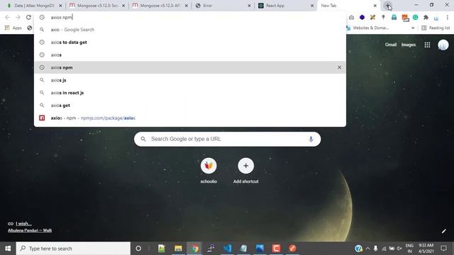 How to display list of users category post item in MERN