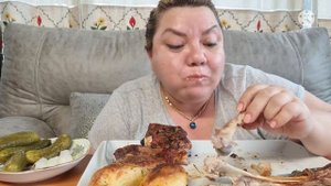 МУКБАНГ🍽 баранина🍗 просто бомба💥 #мукбанг #mukbang #неасмр MUKBANG 🍴mutton 😋