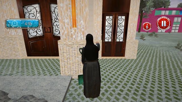 ИГРАЮ ЗА МОНАХИНЮ с ДЕТЬМИ и КАТАЮСЬ на машине - Good Nun | Evil nun смотреть онлайн