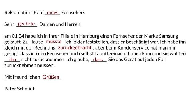 B1 Sprachbausteine endlich verstehen  Lesen B1  Telc B1 Test