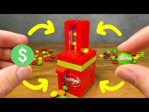 Как сделать Конфетницу Skittles с Сейфом из ЛЕГО