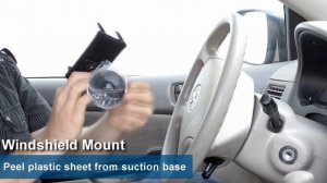 Mini Windshield, Dashboard, or Console Mount for Samsung Galaxy S5 S4 S3 | Arkon SM615