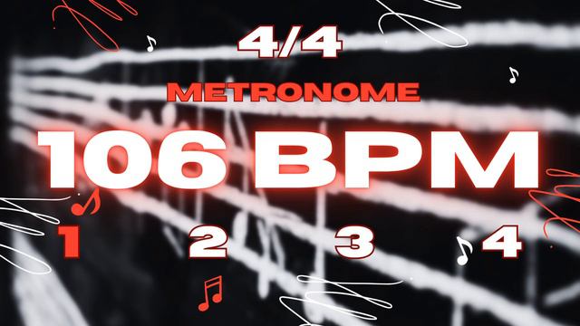 106 BPM - 4/4 Metronome смотреть онлайн