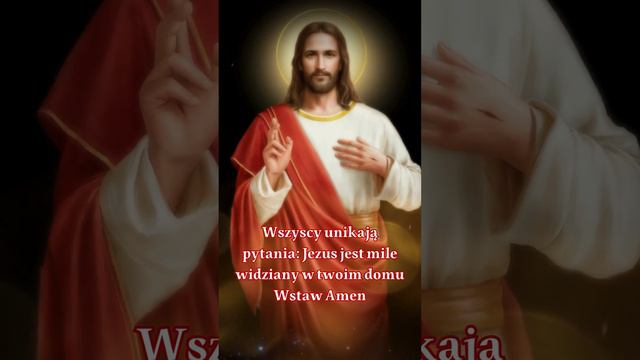 Jezus jest mile widziany w twoim domu Wstaw Amen