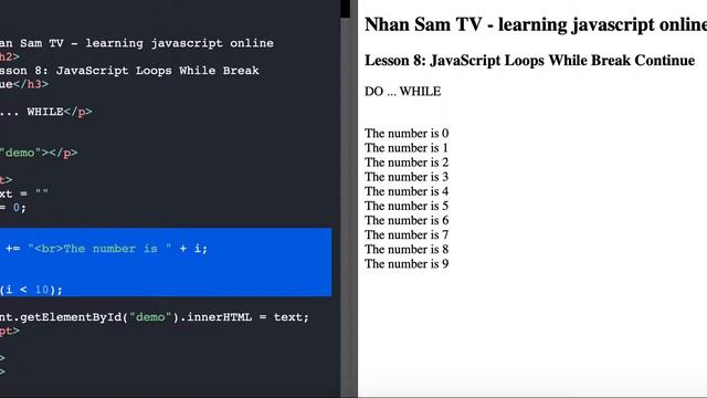 JavaScript Tutorial for Beginners: Learn JavaScript Basics in 2 minutes - JavaScript Loops