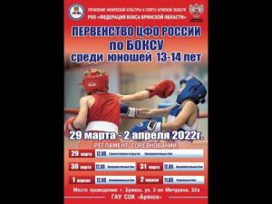 Первенство ЦФО по боксу среди юношей 13-14 лет. Брянск. День 3.