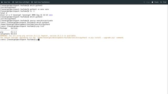 Python Virtual Environment Tutorial (Mac & Linux)