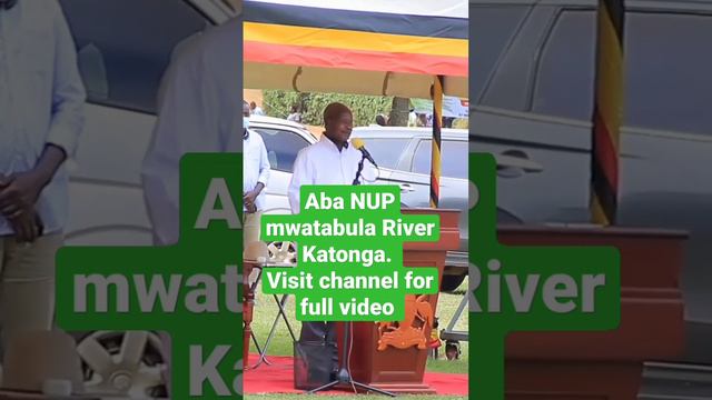 Museveni condem NUP supporters for cursing River Katonga. Visit channel for full video