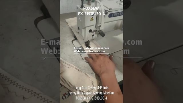 Long Arm 3-Step 4-Points Heavy Duty Zigzag Sewing Machine