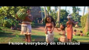 Moana - How Far I'll Go Karaoke w/ Lyrics