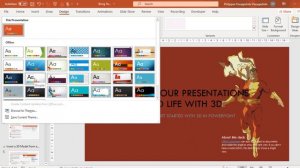 How To Apply A Theme To A Microsoft PowerPoint Presentation?