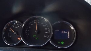 РЕНО ЛОГАН с прицепом на круиз контроле