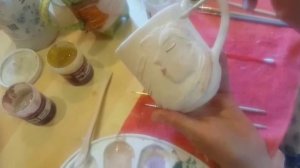 Роспись керамики глазурными красками