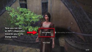 Skyrim Mod: Show NPC Disposition Relationship Rank