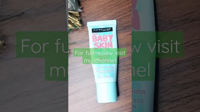 Maybelline Baby Skin Pore Eraser primer review.