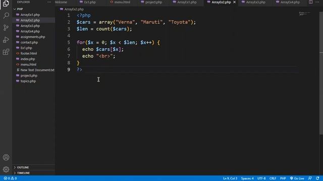 How to use #php Array | PHP Associative Array | #phpprogramming