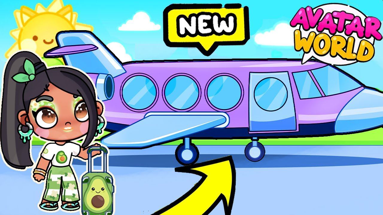 ОБНОВЛЕНИЕ САМОЛЕТ ✈ в AVATAR WORLD - ОБЗОР АЭРОПОРТОВ ТОКА БОКА - YOYA WORLD - EMMA WORLD ! смотреть онлайн