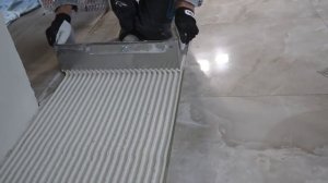 Супер гребёнка для быстрой укладки плитки часть 3.