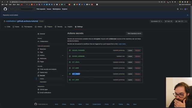 Setting up GitHub actions with a private docker repository смотреть онлайн