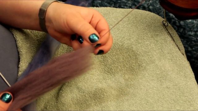 Lavender-Purple-Blue Yarn --- spinning my stash #22 смотреть онлайн