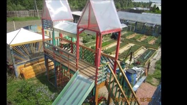 Вот такие детские площадки своими руками можно сделать для деток на даче смотреть онлайн