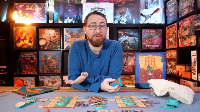 Ra Review - A New Edition With Art By Ian O'Toole & A Ra Chunky Meeple Worth Grabbing смотреть онлайн