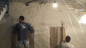 Нанесение штукатурки машинным способом