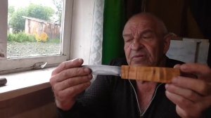 Вот и готовая рукоять с ольхового нароста.