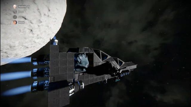 Space engineers: Миха, Адам и насок сопровождают грузовой корабль смотреть онлайн