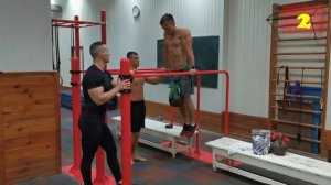 Кто выполнит норматив "мастер спорта"? Шреддер, Лось, Трухоновец и др. Брусья, 32 кг