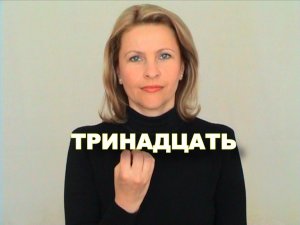 ЖЕСТОВЫЙ ЯЗЫК. СЛОВАРЬ. Тринадцать