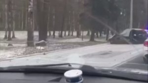 ?Санкт-Петербург крупное ДТП на Приморском шоссе. Водитель не справился с управлением!